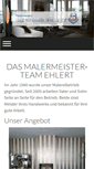 Mobile Screenshot of malermeister-ehlert.de